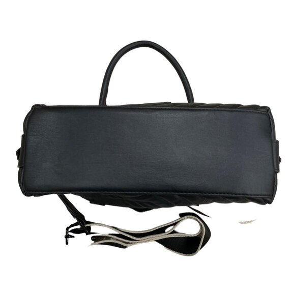 Darcy Marks Women's Black Quilted Crossbody Handbag Purse SKU 1453 - Picture 5 of 8